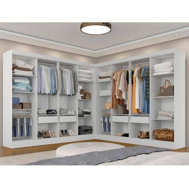 Imagem de Closet Modulado 287x285,5 Ambar Branco - M.a