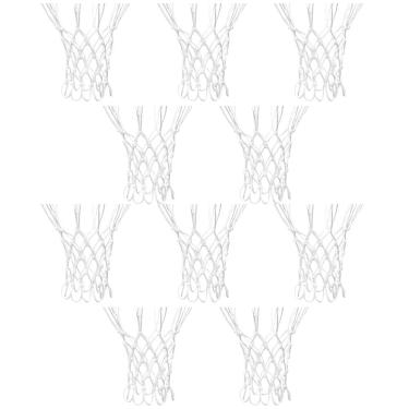Imagem de 10un Rede Aro Cesta Basquete Fio Seda Chuá 4mm Oficial Top