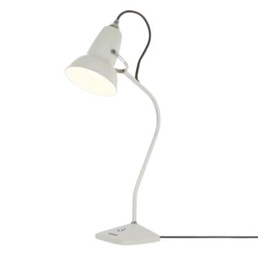 Imagem de Anglepoise Mini luminária de mesa original 1227 | Acabamento de tinta brilhante, base de ferro fundido, sombra de aço e braço perfilado, acessórios cromados, interruptor de pressão para escritório