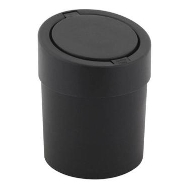 Imagem de Lixeira De Banheiro Automática 5 Litros Plástico Preta