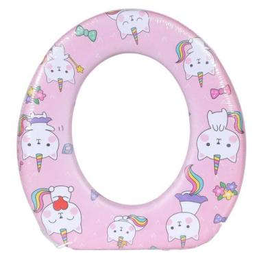 Imagem de Assento Redutor Sanitário Infantil Bebe Almofadado Desfralde - Tesla S