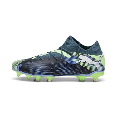 Imagem de PUMA Sapato de futebol unissex Future 7 Fg/Ag, Gray Skies Puma White Fizzy Apple, 43 BR