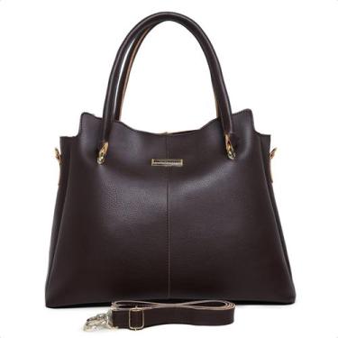 Imagem de Bolsa feminina transversal com alça lateral bolsa grande e espaçosa la