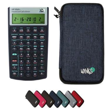 Imagem de HP 10B II Plus/HP10BII+ Calculadora científica financeira + capa protetora WYNGS azul