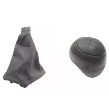 Imagem de Bola Manopla Cinza + Coifa Câmbio Palio 07-11 | Marca 67781