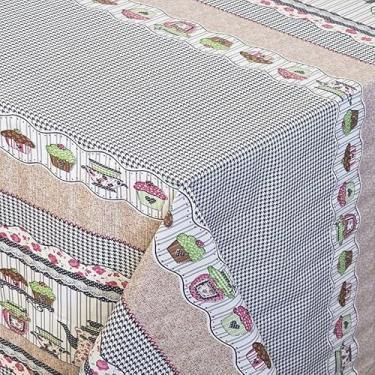Imagem de Toalha De Mesa Plastica Termica Impermeavel Para Lugares Protecao E Decoracao(Cupcake,1,00 X 1,40)