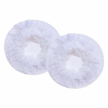 Imagem de Rede de cabelo, redinha para Coque Resistentes e Duráveis: para Bailarinas, Comissárias, Garçonetes, Cozinheiras,enfermeiras uso adulto e infantil (Branca)