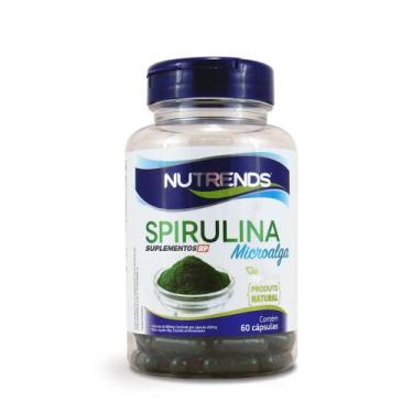 Imagem de Spirulina 500mg Microalga Vegan 60 dose Fórmula Concentrada - nutrends