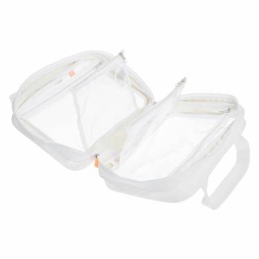 Imagem de Necessaire Família Feminina Masculina Para Familia Com Divisórias cor:branco