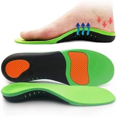 Imagem de Palmilhas Ortopédicas para Fascite Plantar, Pisada Pronada e Esporão – Alívio Rápido para Pés Cansados e Conforto Diário