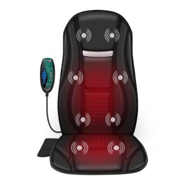 Imagem de Massageador de costas Snailax Vibration com calor (8 motores e 5 modos