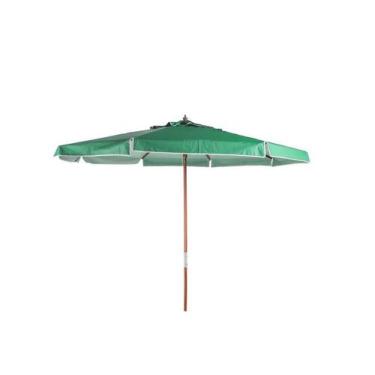Imagem de Ombrellone Madeira Cobertura PVC 3,00 metros Verde Bel Lazer