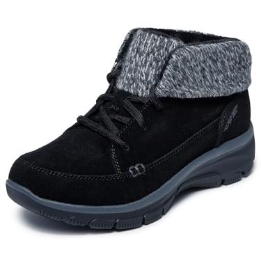 Imagem de Skechers Easy Going-Fall Odyssey Bota feminina sem cadarço no tornozelo, Preto, 34