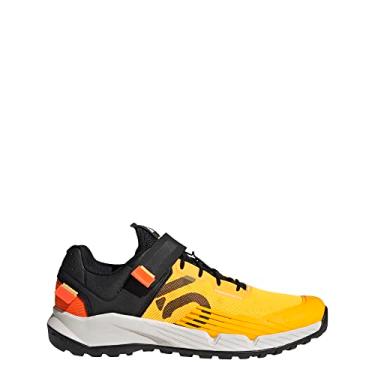 Imagem de adidas Tênis de ciclismo masculino Five Ten Freerider Pro Mid, Solar Gold/Core Black/Impact Orange, 47