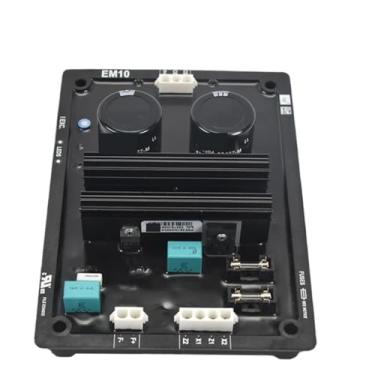 Imagem de 1 estabilizador automático de regulador de tensão AVR EM10 para conjunto gerador diesel (EM10 Original)