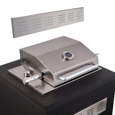 Imagem de Churrasqueira Elétrica Grill com Tampa e Veneziana Diamond Premium Titan