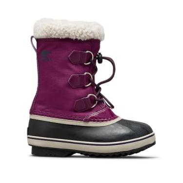 Imagem de Sorel Bota infantil Yoot Pac Nylon impermeável, Íris selvagem/ameixa escura, 15