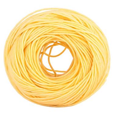 Imagem de Pavio de queima lenta de 6 metros para cera de abelha e velas de parafina, pavio perfumado sem fumaça para cera esteárica, cor escura, revestimento de cânhamo orgânico (cor clara)