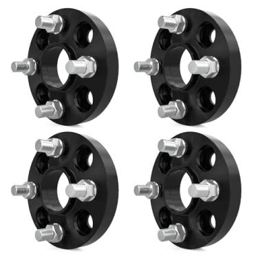 Imagem de Cmd motoring Espaçadores de roda de 1 polegada (25 mm) 4 x 114,3 (4 x 4,5) –Hubcentric compatível com Nissan 240sx, Datsun 240z, 260z, 280zx, Altima, Sentra, Cube, Versa, Infiniti G20 | Pinos M12x1,25
