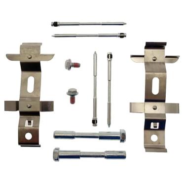 Imagem de ACDelco Kit profissional de ferramentas de pinça de freio frontal 18K8256X com pinos, molas e parafusos