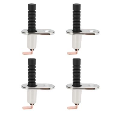 Imagem de Micro Traders 4 peças de interruptor de pino de porta de carro ASW-18-3 20A 12VDC compatível com alarme de porta-malas com luz interior de veículo