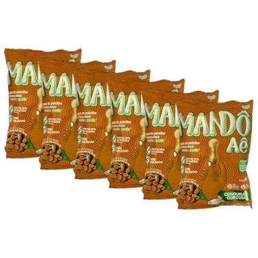 Imagem de Kit 6X: Biscoito de Polvilho Cenoura e Cúrcuma Mandô Aê 40g