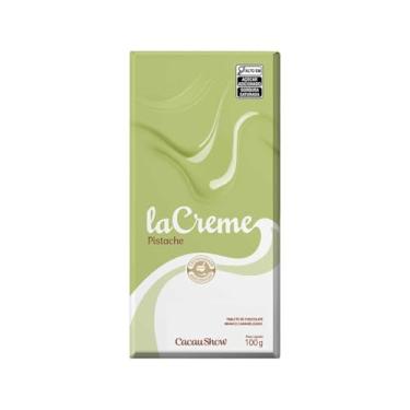 Imagem de Tablete LaCreme Choco Branco com Pistache 100g Cacau Show
