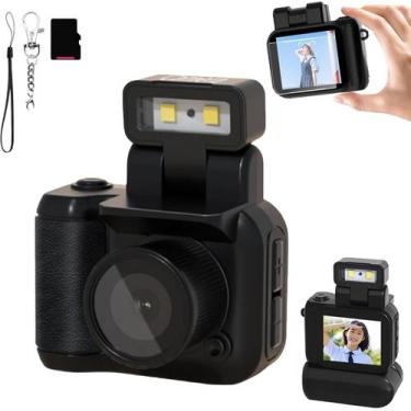Imagem de Câmera Retro Snap Mini Câmera 1080P HD com memória de 16 GB/32 GB - Ma