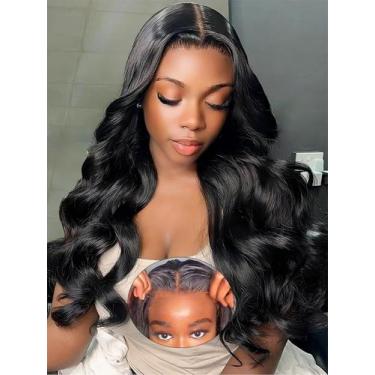 Imagem de Perucas frontais de renda BELIANA Body Wave Human Hair 14" 180% de den