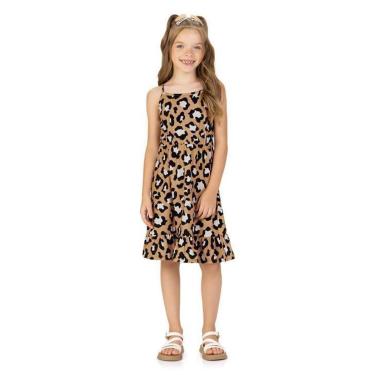 Imagem de Vestido Infantil Menina Animal Print-Feminino
