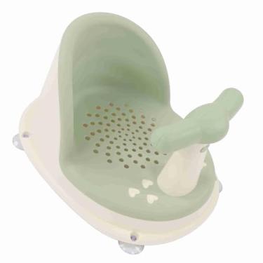 Imagem de aqxreight Inf Chuveiro Ch Dobrável Manuza Destacável Pp Banho à Prova de Pele para Banheiro do Banheiro Rosa Infravermelho Cadeira de Banho de Banheira à Prova de Banheira (Verde)