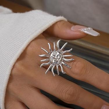 Imagem de Anel turquesa ocidental para mulheres joias presentes, Medium, Latão, Sem pedra preciosa