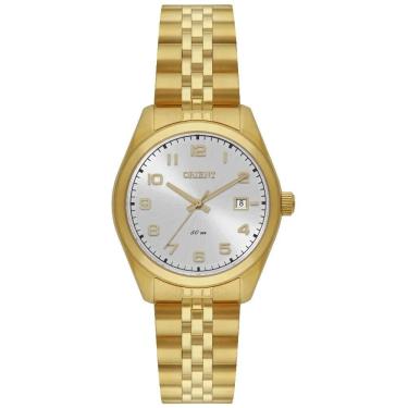 Imagem de Relógio Orient Feminino Ref: Fgss1263 B2kx Clássico Dourado