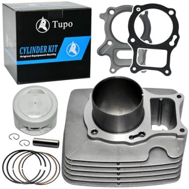 Imagem de Tupo Kit de reconstrução de junta de anel de pistão de cilindro de 68,5 mm 229cc compatível com Honda TRX250 Recon 250 Sportrax 250 TRX 250 TRX250X TRX250EX TRX250TM TRX250TE 1997-2020