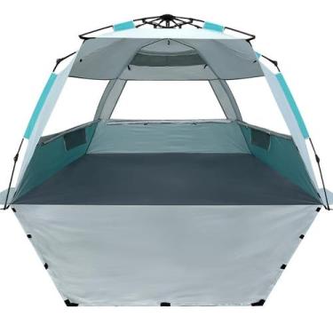 Imagem de Tenda de praia dobrável WhiteFang Deluxe XL 252x140x140cm para 3-4 pes