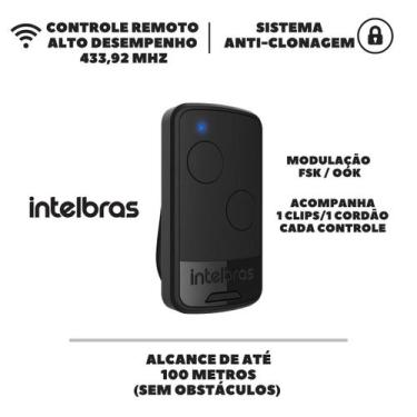 Imagem de Controle Remoto EP02 Portão Eletrônico Intelbras