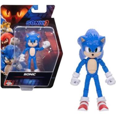 Imagem de Boneco Sonic Articulado Filme Sonic 3 Sunny - 4412