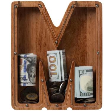 Imagem de Carta infantil extra grande de madeira para cofrinhos de 30 cm - laden