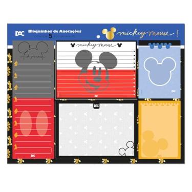 Imagem de DAC - Bloco de Anotações - Bandeja com 5 modelos (20 folhas Cada) - Mickey