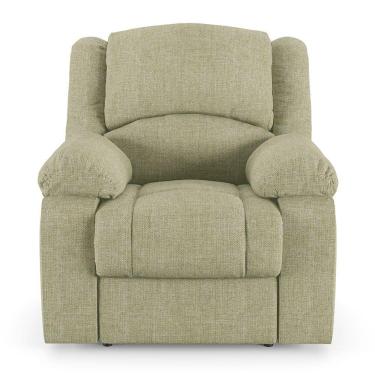 Imagem de Poltrona Do Papai Reclinável Sala De Cinema Barcelona Elétrica Touch Massagem Usb Linho Bege