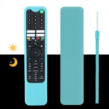 Imagem de Capa para controle remoto Sony TV, para controle remoto Sony RMF-TX621U RMF-TX520U RMF-TX500T RMF-TX621E RMF-TX520E - azul brilhante