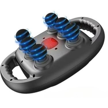 Imagem de Massageador Elétrico Corporal com 6 Pontas – Pistola de Massagem Muscular Profunda (Aleatório)