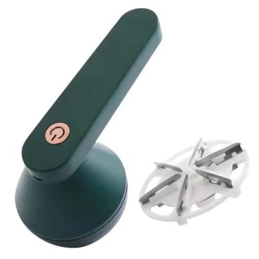 Imagem de Removedor de Pelos e Fiapos Elétrico Recarregável – Papa Bolinhas para Roupas, Tecidos e Malhas, Compacto e Portátil