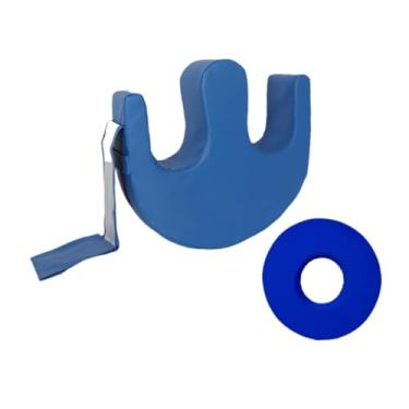 Imagem de harayaa Dispositivo de giro do paciente, forma U, travesseiro de repouso na cama POLHA de CALURO PU PU MULTIFUNCIONAL POM MULTIFUNCIONAL CONFORMO PROFULHO DO, Azul com Anel