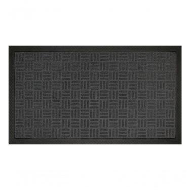 Imagem de Capacho Com Borda Fenice Liso Preto 89x59cm - Uzoo Tapete Fenice Liso 89x59cm Preto