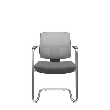 Imagem de Cadeira Brizza Aproximação S Cinza - Estilo e Conforto