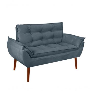 Imagem de Namoradeira Opala Elegante Suede Azul Turquesa