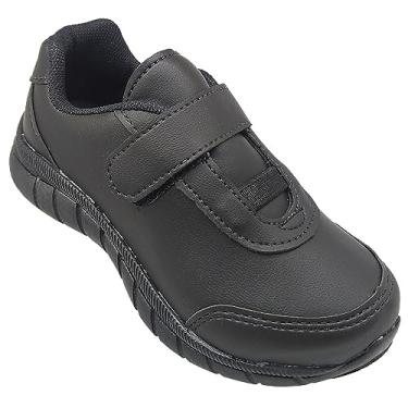 Imagem de Tênis Infantil Masculino Escolar Preto s/Cadarço Pinókio Cor:Preto;Tamanho:31