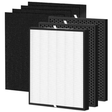 Imagem de favastee 3000 filtros de substituição para 1 filtro, 2 Carbn ativado e 4 pré-filtros extra de carbono (1+2+4)