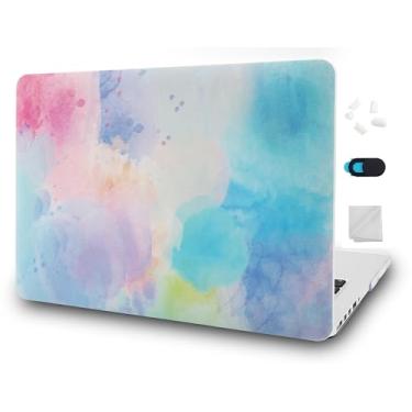 Imagem de KECC Capa rígida de plástico compatível com MacBook Pro de 14 polegadas 2025, 2024, 2023, 2022, 2021, M4, M3, M2, M1, A3112, A3401, A3185, A2918, A2992, A2779, A2442. Capa, Rainbow Mist 2